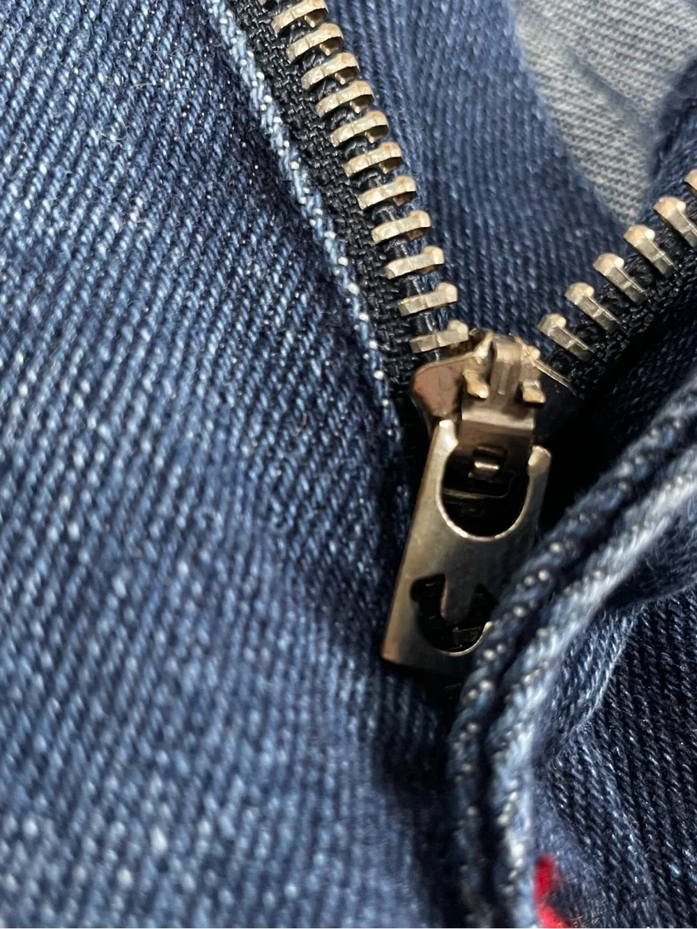 True Religion Ricky Jeans Mens 34 Relaxed Straight Pocket Flap Y2K Baggy